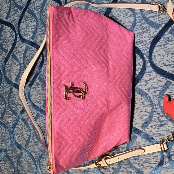 Juicy Couture Pink and Floral Cosmetic Bag Set - Picture 5 of 8